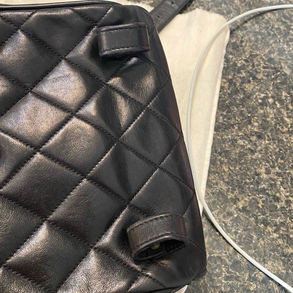 SOLD !Authentic CHANEL Leather Waist (Belt) Bag - Picture 12 of 17